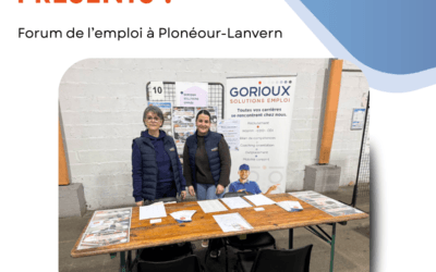 Gorioux Solutions Emploi présent au forum de l’emploi de Plonéour-Lanvern